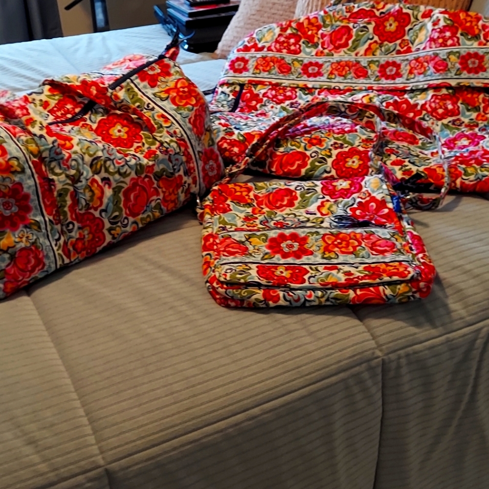 Vera Bradley travel set